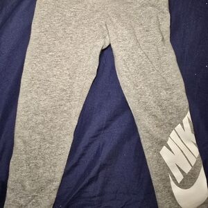 Nike Kids Heather Gray Leggings